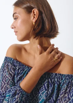 Anillo aro abierto