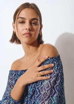 Anillo aro abierto