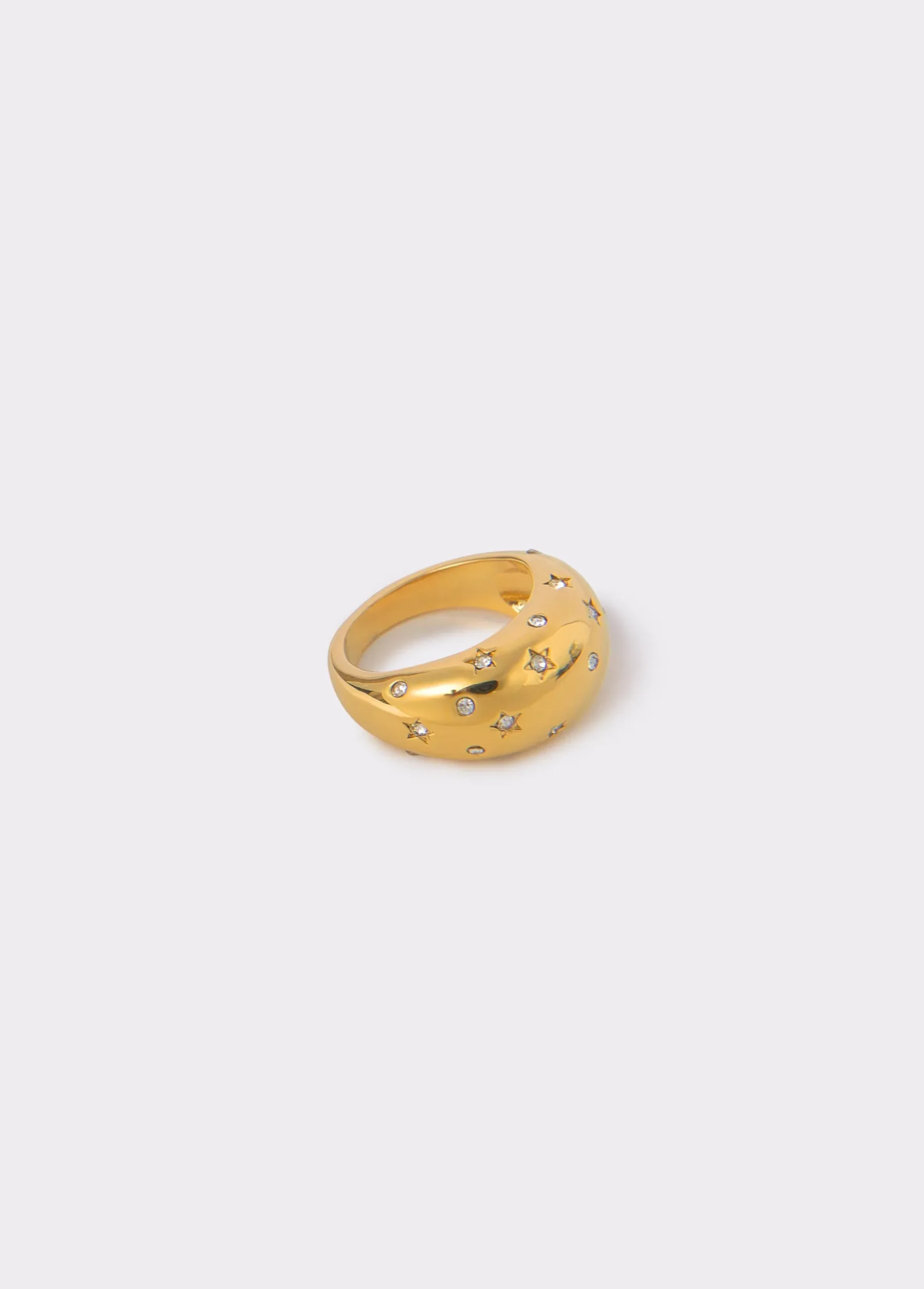 Anillo grueso incrustaciones