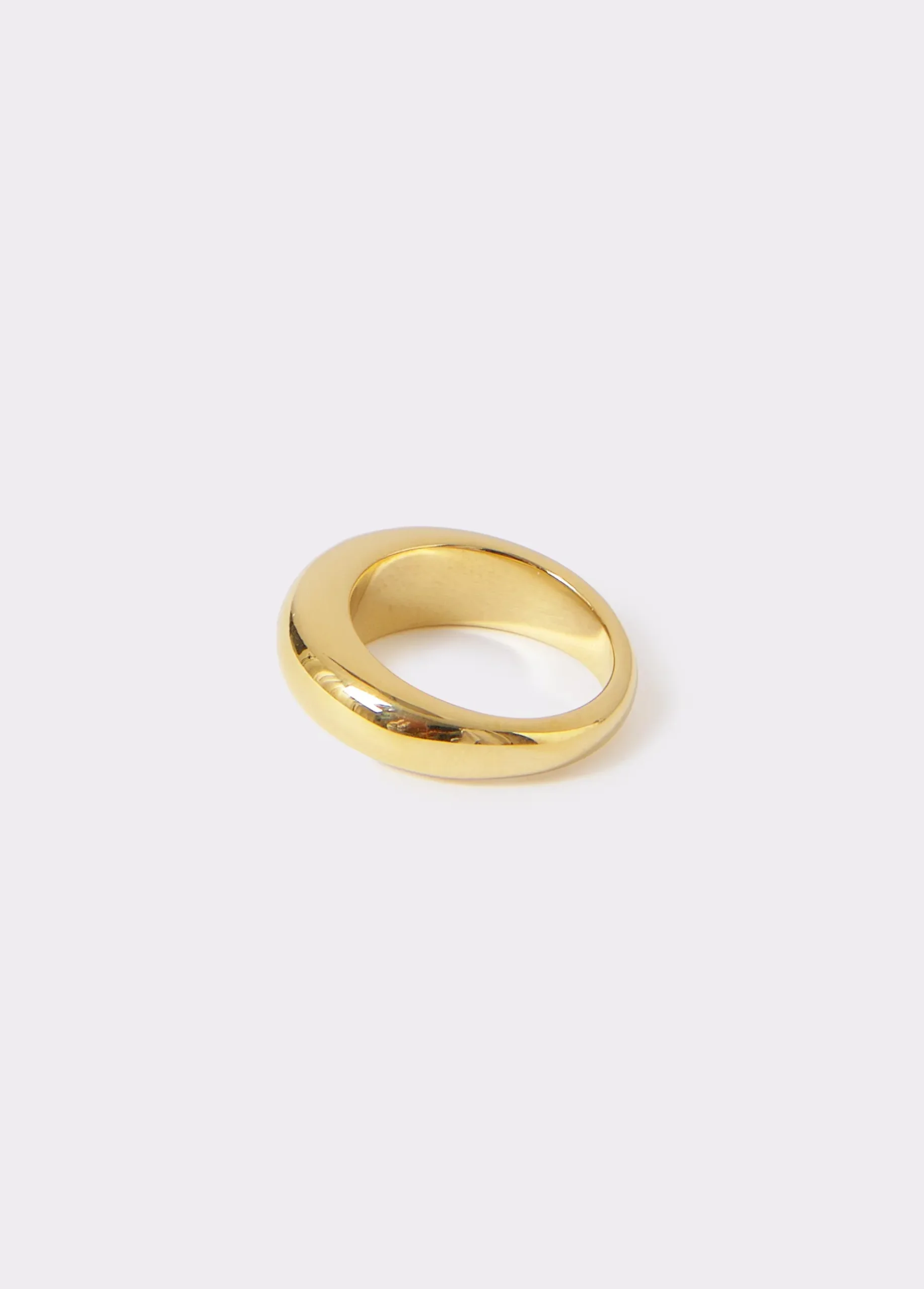 Anillo volumen dorado