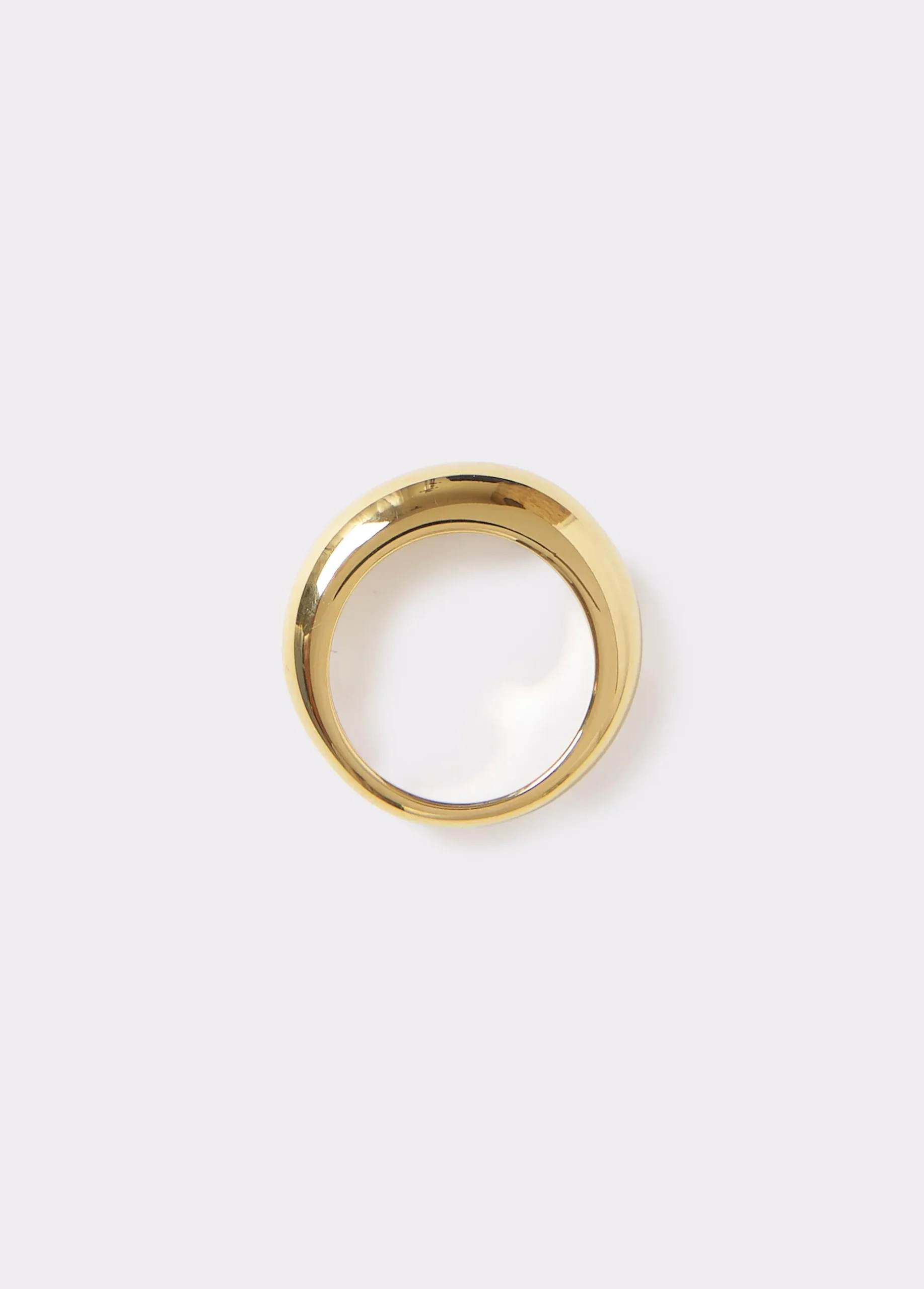 Anillo volumen dorado