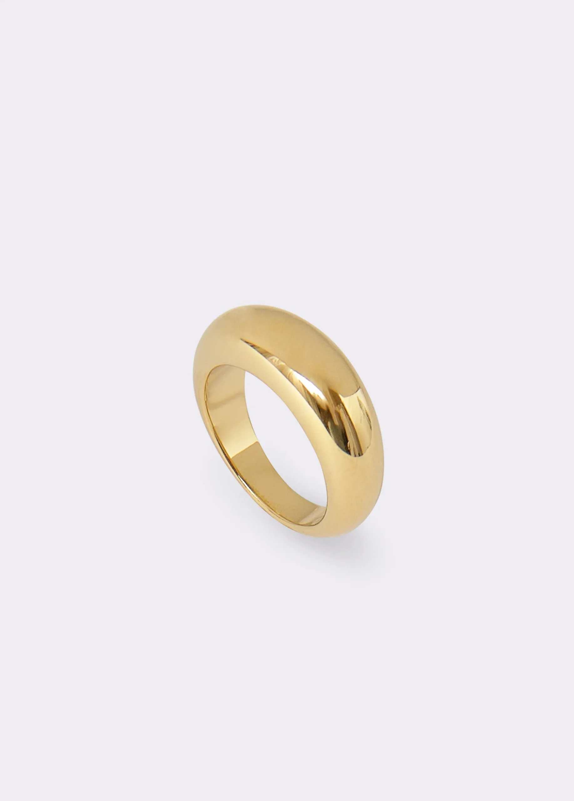 Anillo volumen dorado