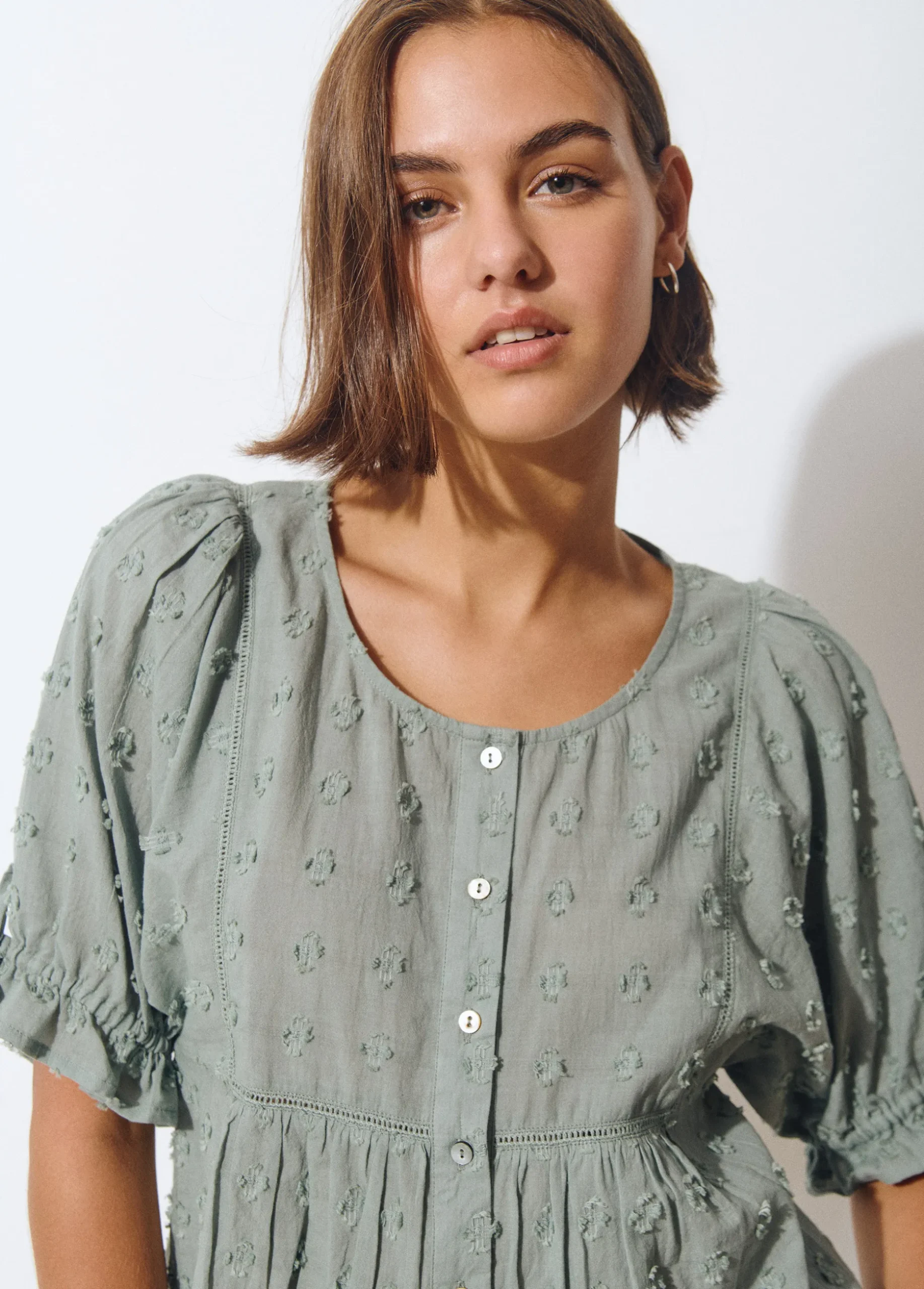 Blusa manga corta