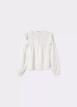 Blusa manga volantes
