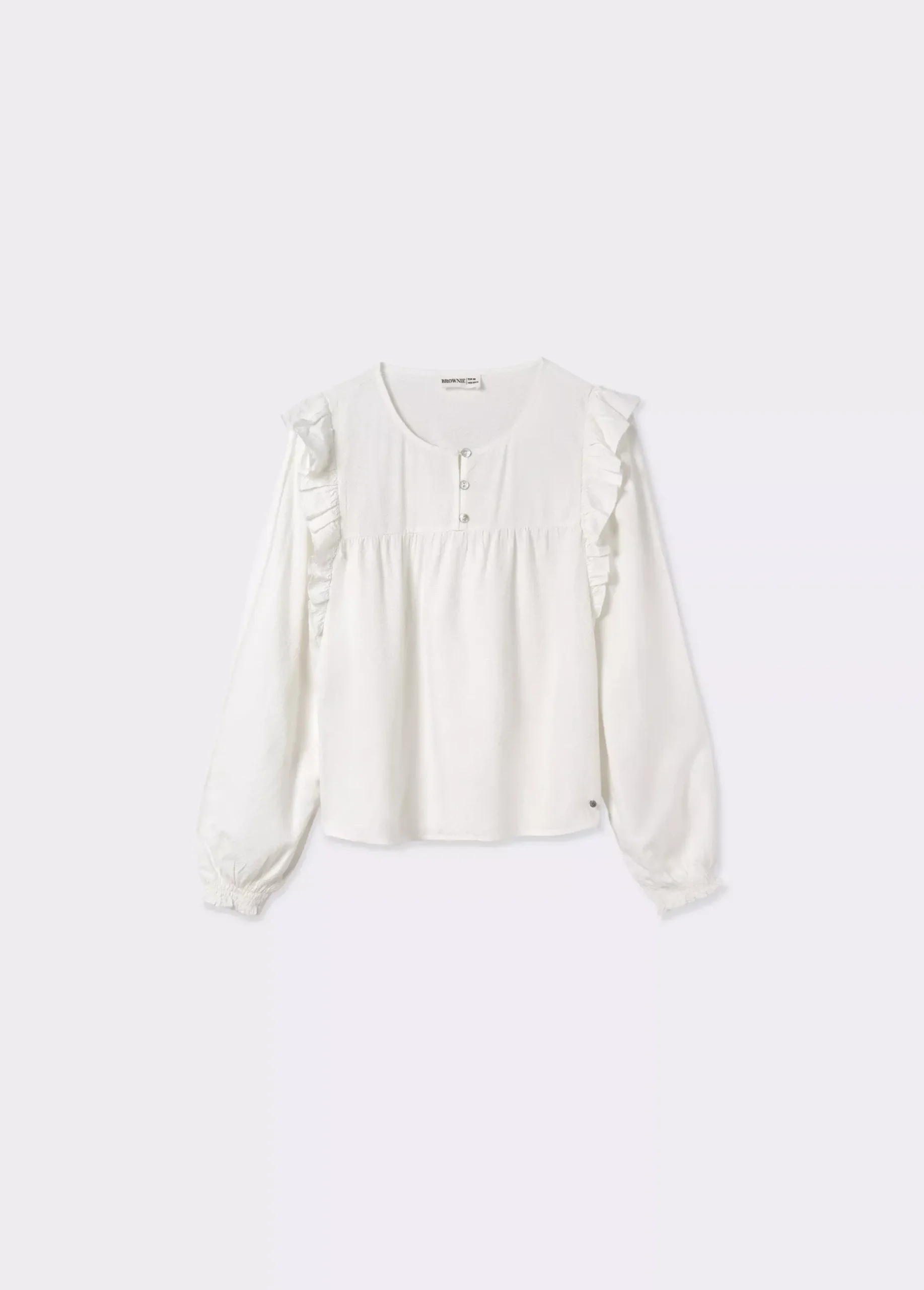 Blusa manga volantes