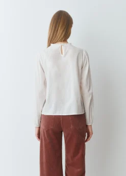 Blusa romántica puntillas