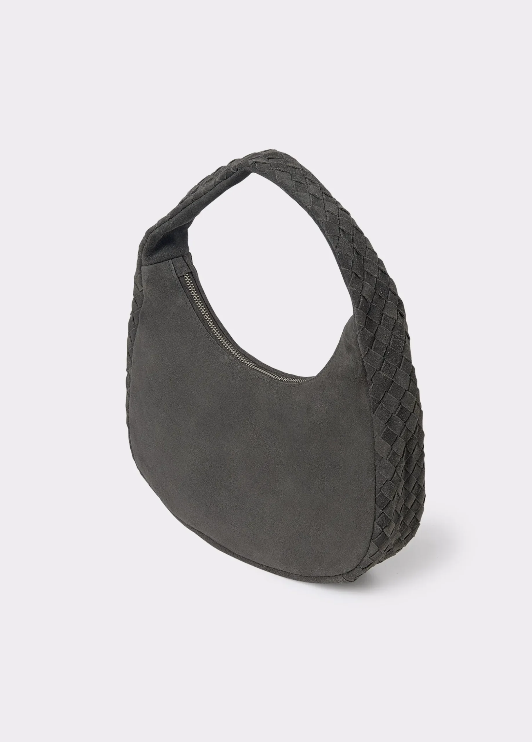 Bolso hombro piel trenzado