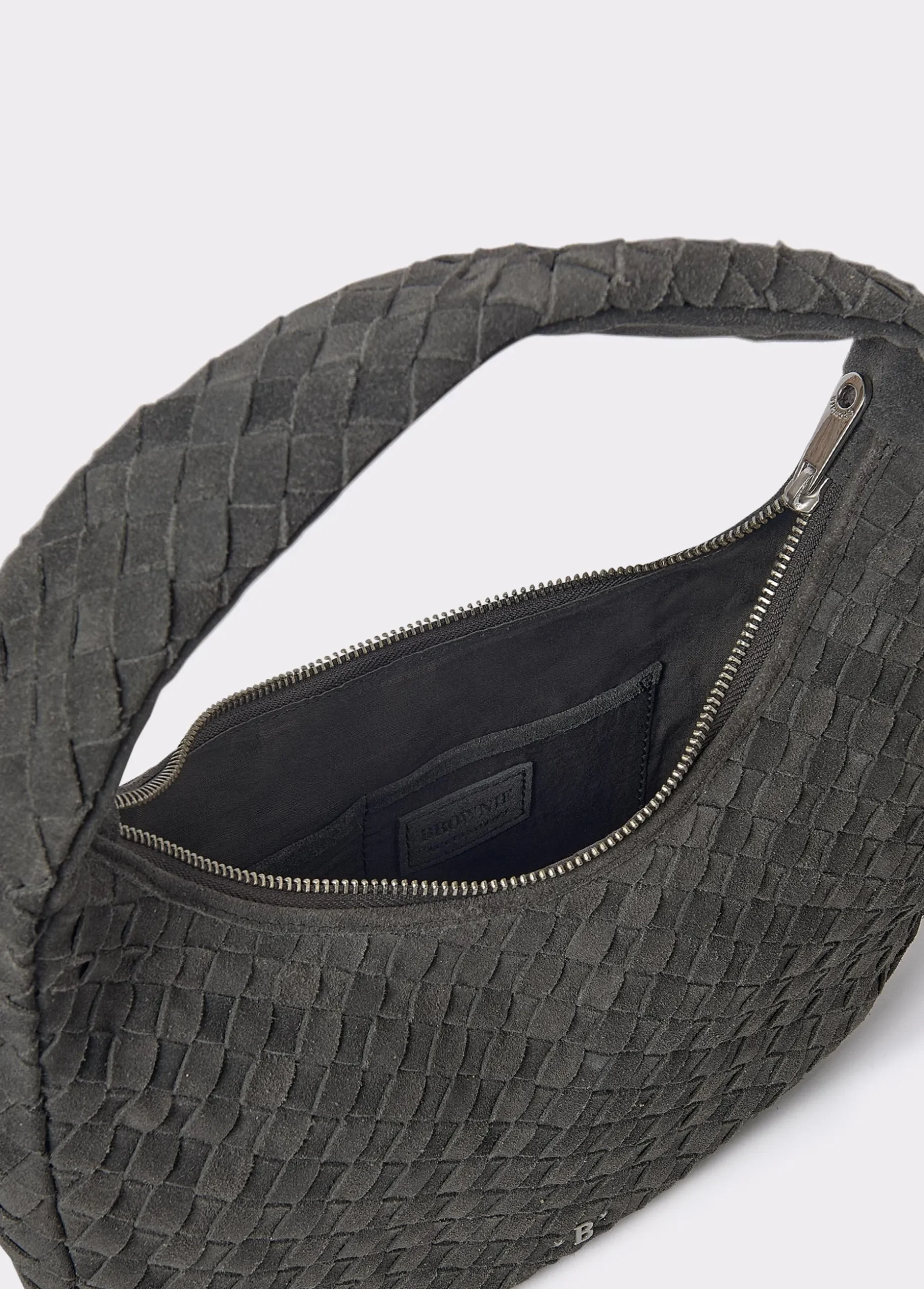Bolso hombro piel trenzado