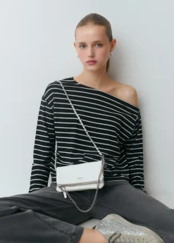 Bolso mini solapa bolitas