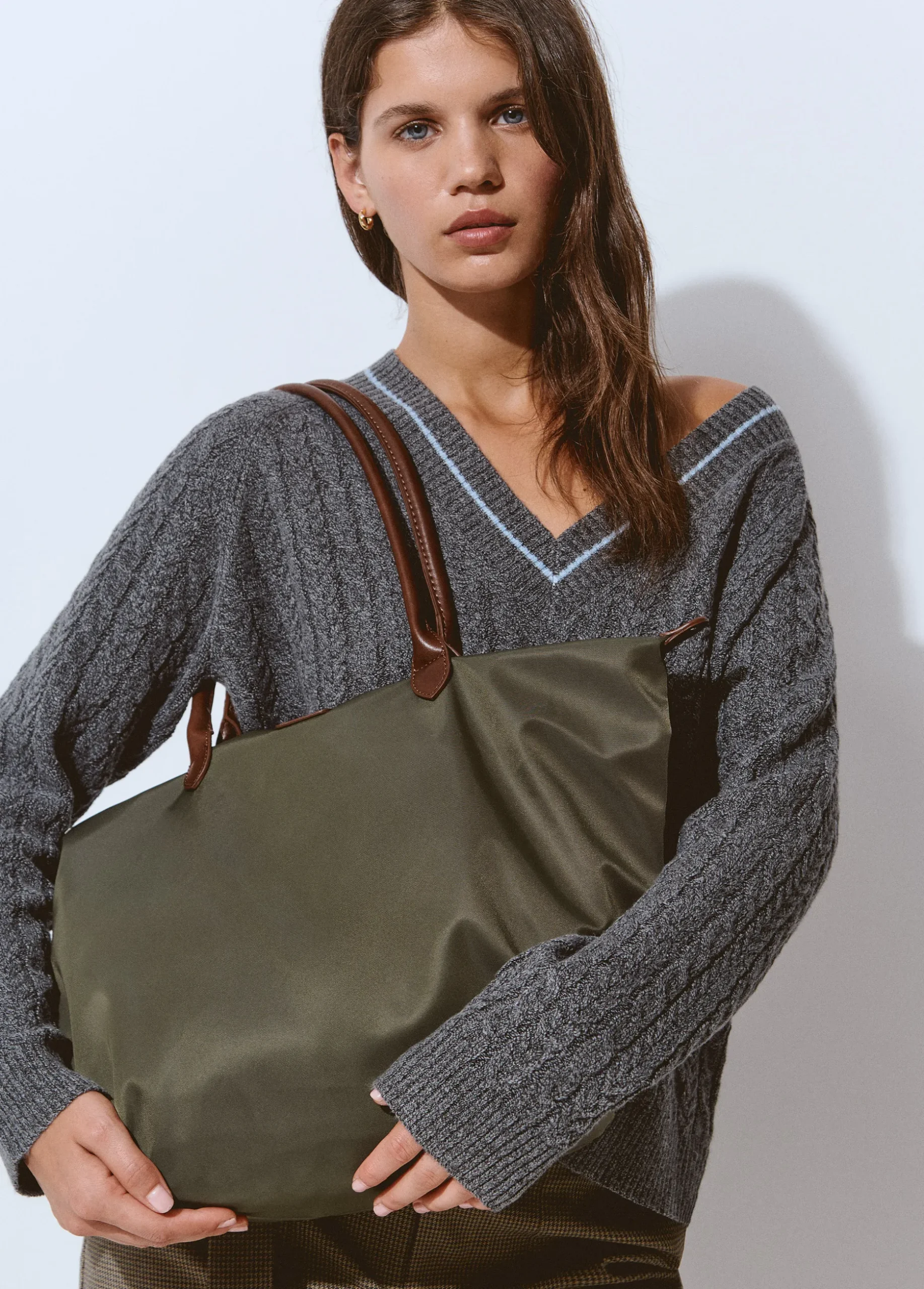 Bolso shopper nylon