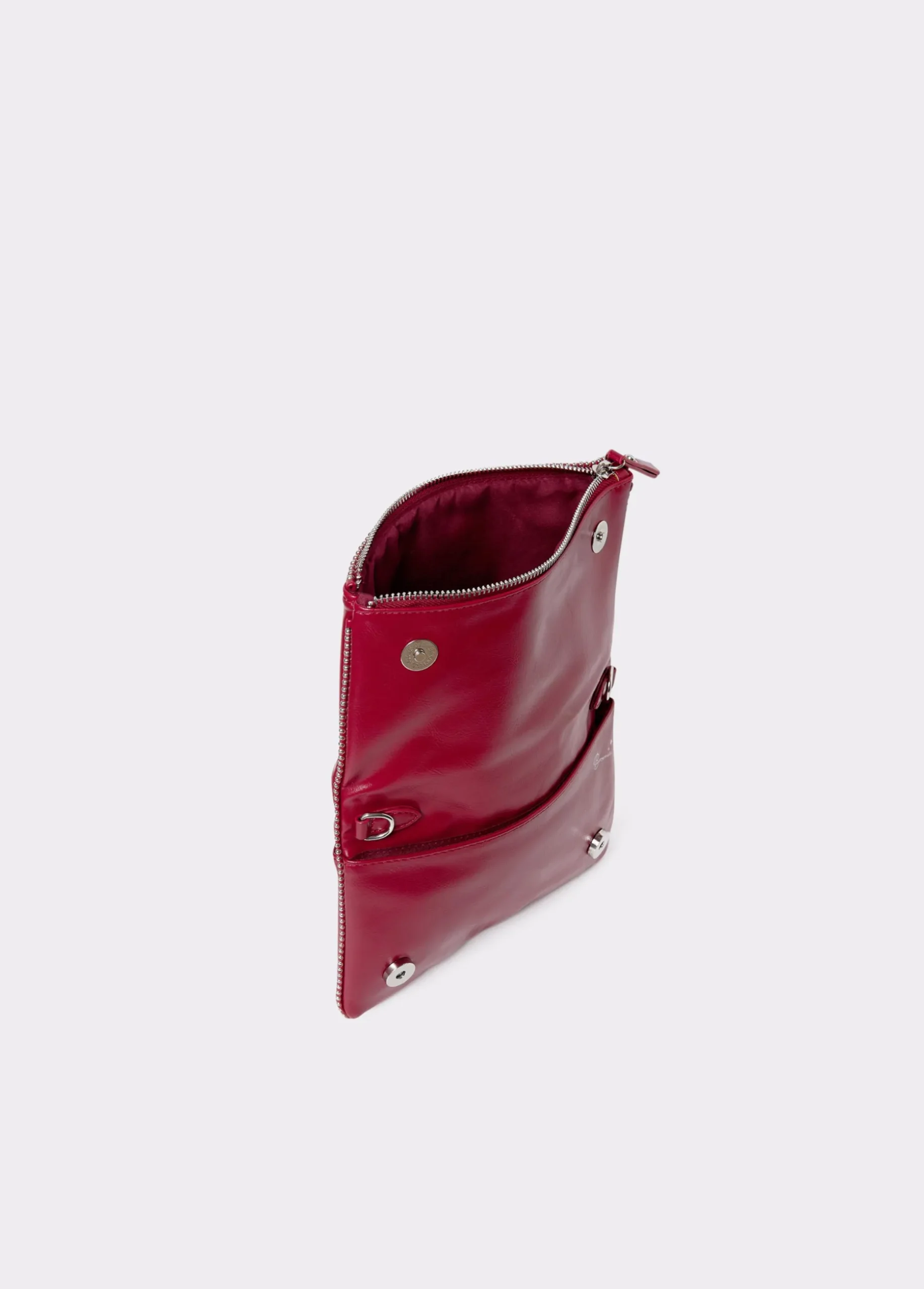 Bolso solapa bolitas
