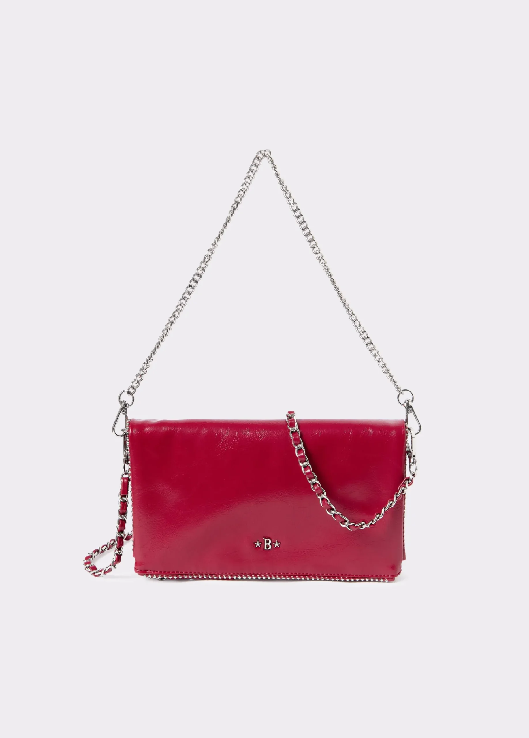 Bolso solapa bolitas