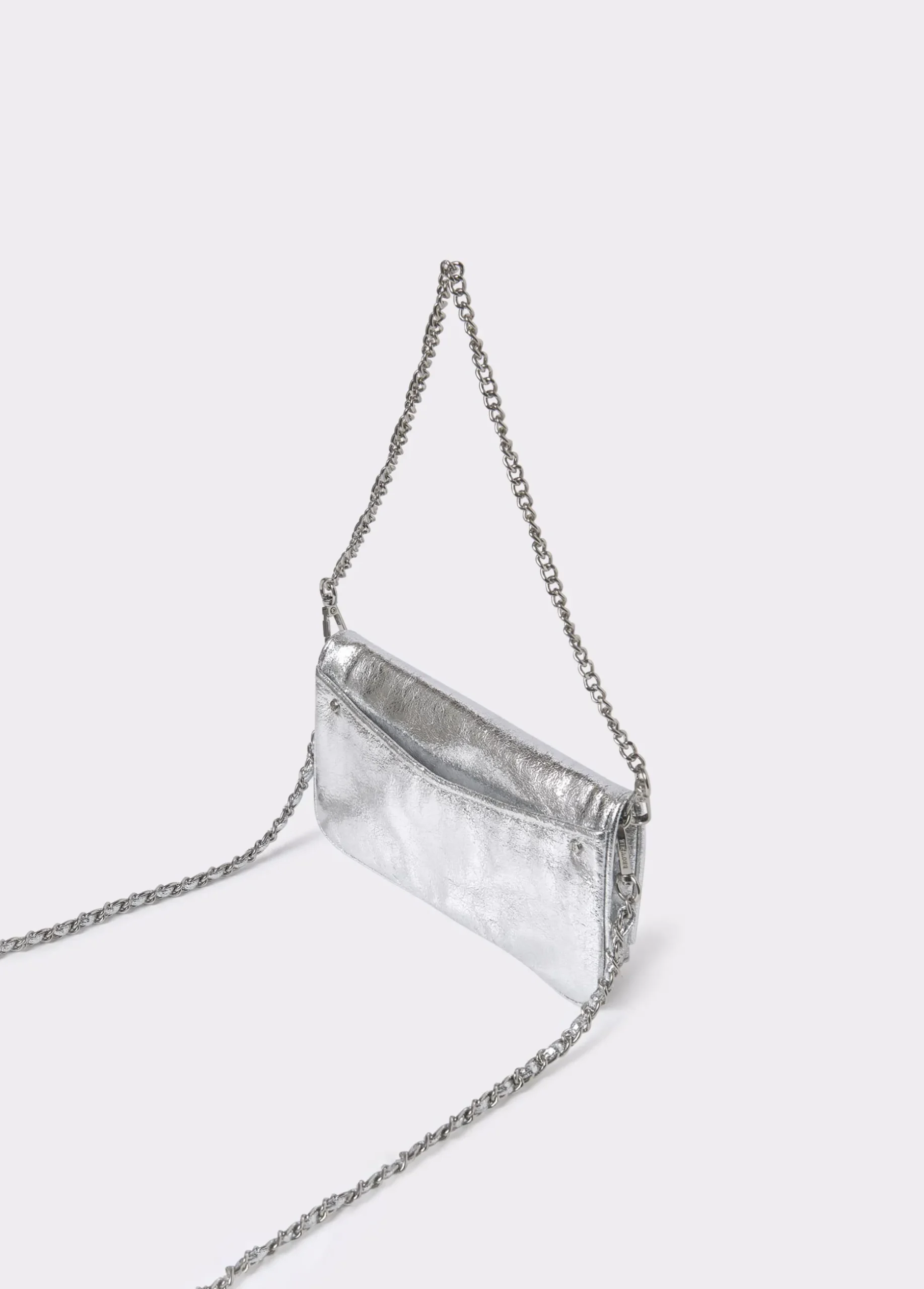 Bolso solapa mini laminado