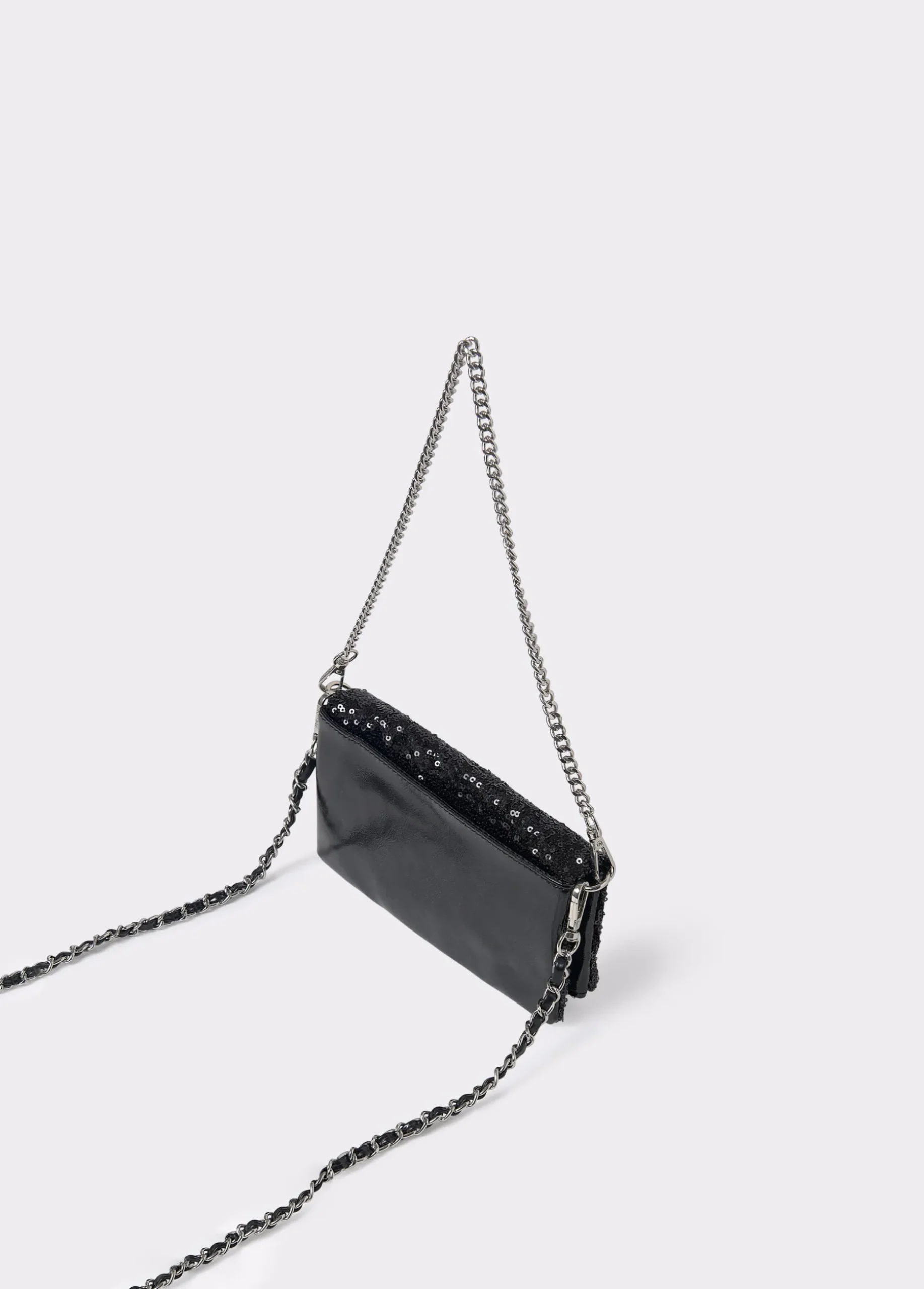 Bolso solapa mini lentejuelas