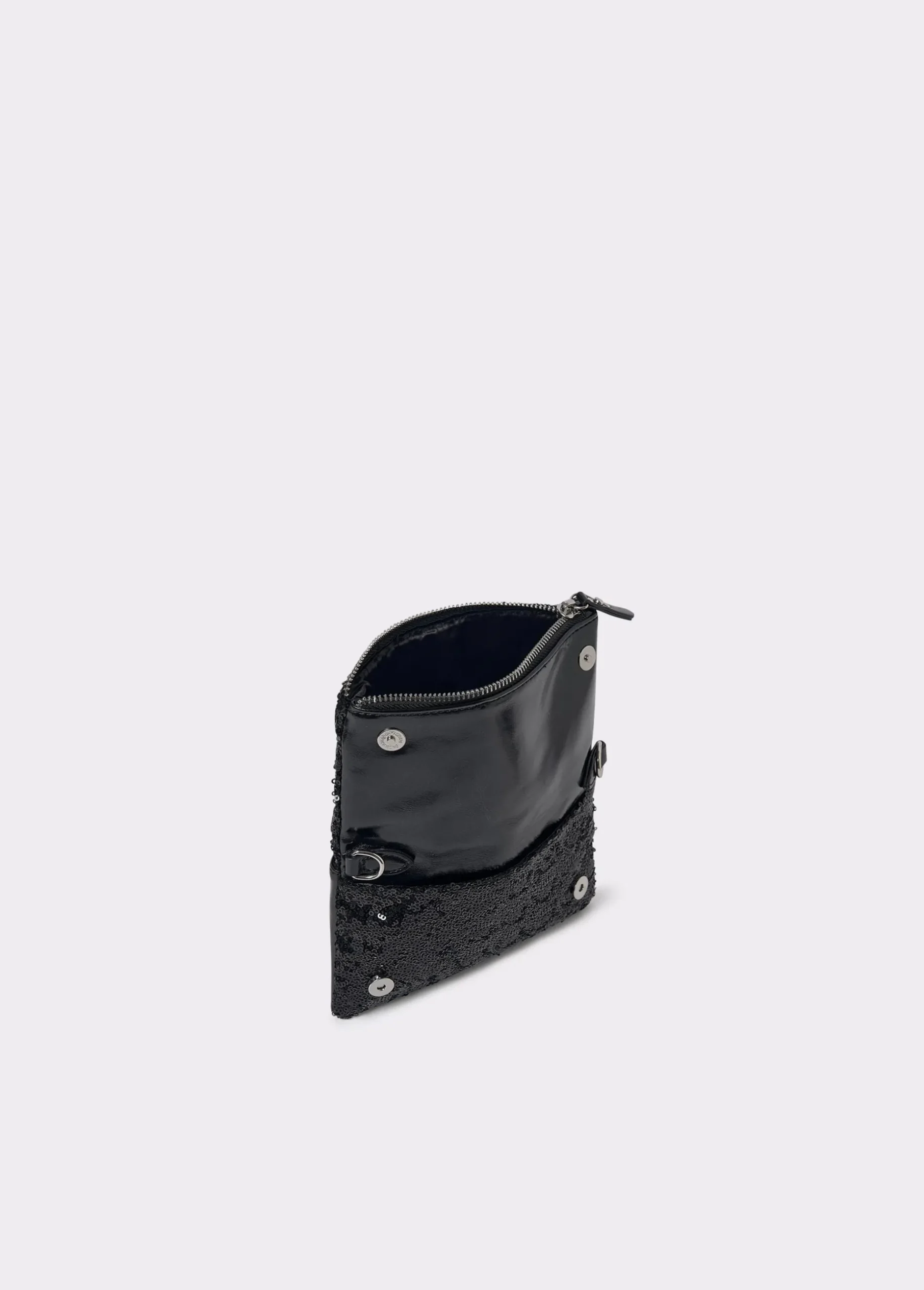 Bolso solapa mini lentejuelas