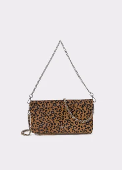Bolso solapa piel estampado animal