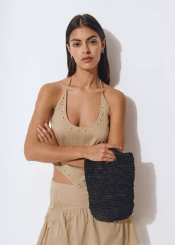 Bolso yute trenzado