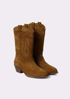 Bota piel cowboy