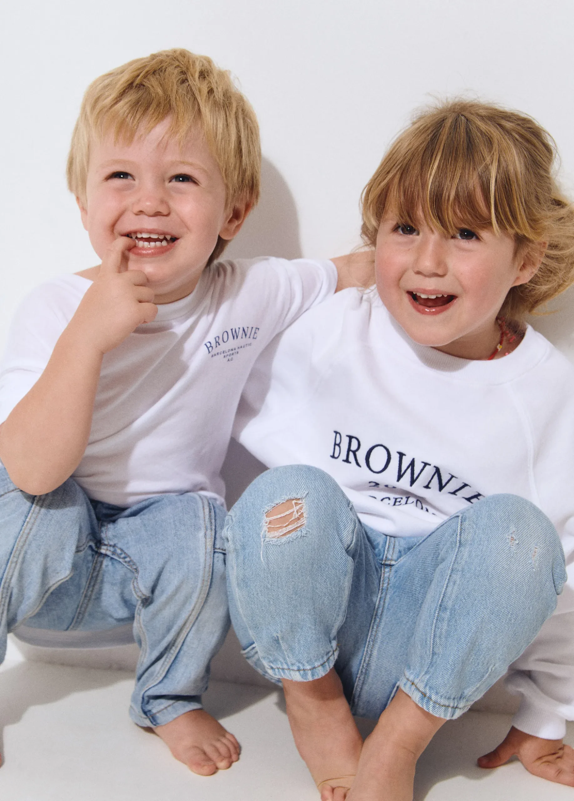 Camiseta algodón bordada kids