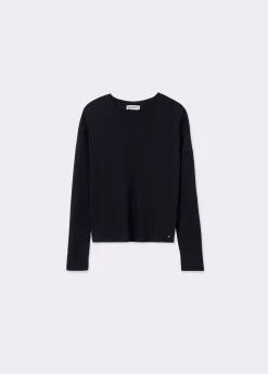 Camiseta lisa manga larga