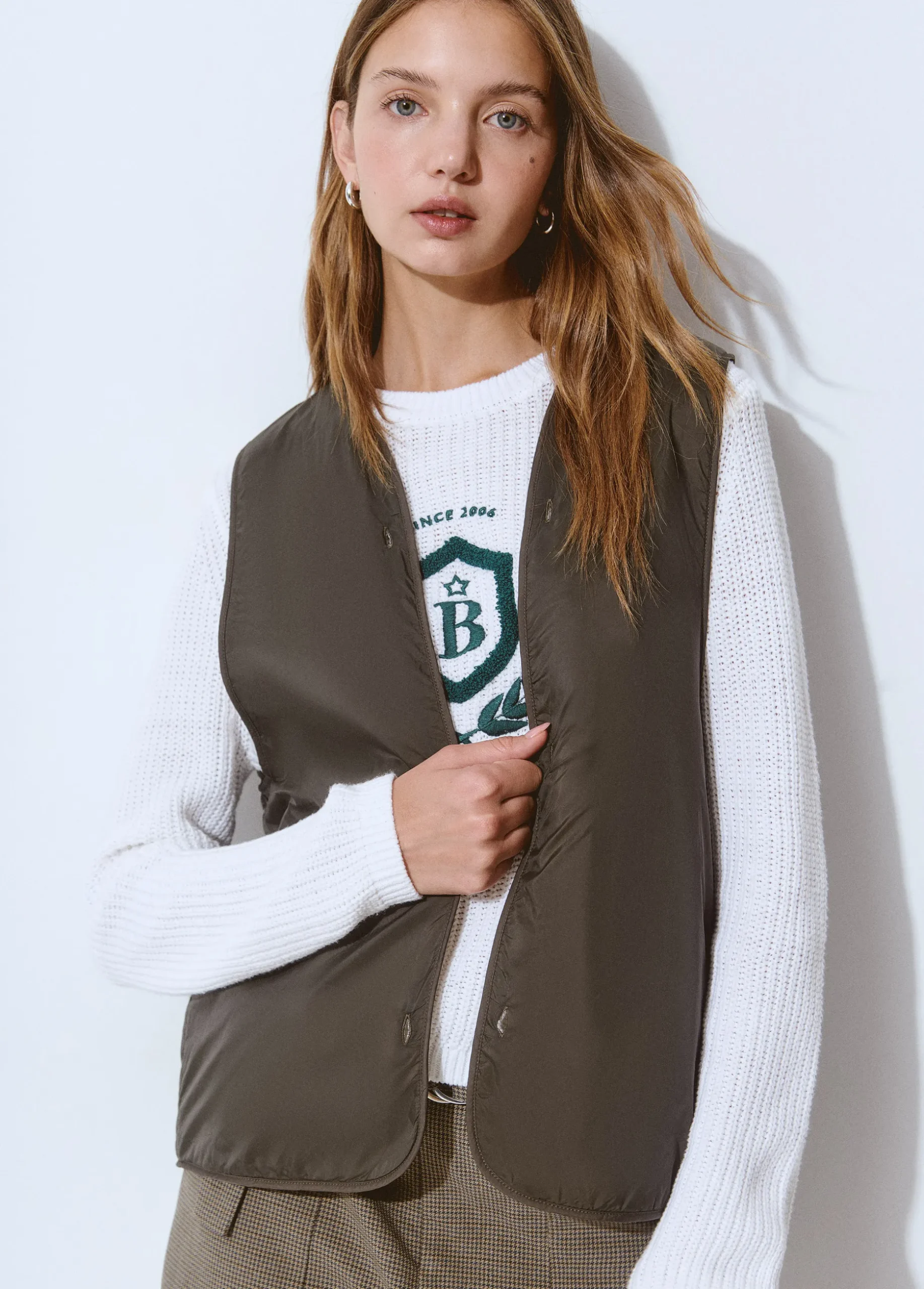 Chaqueta encerada con chaleco borrego extraíble