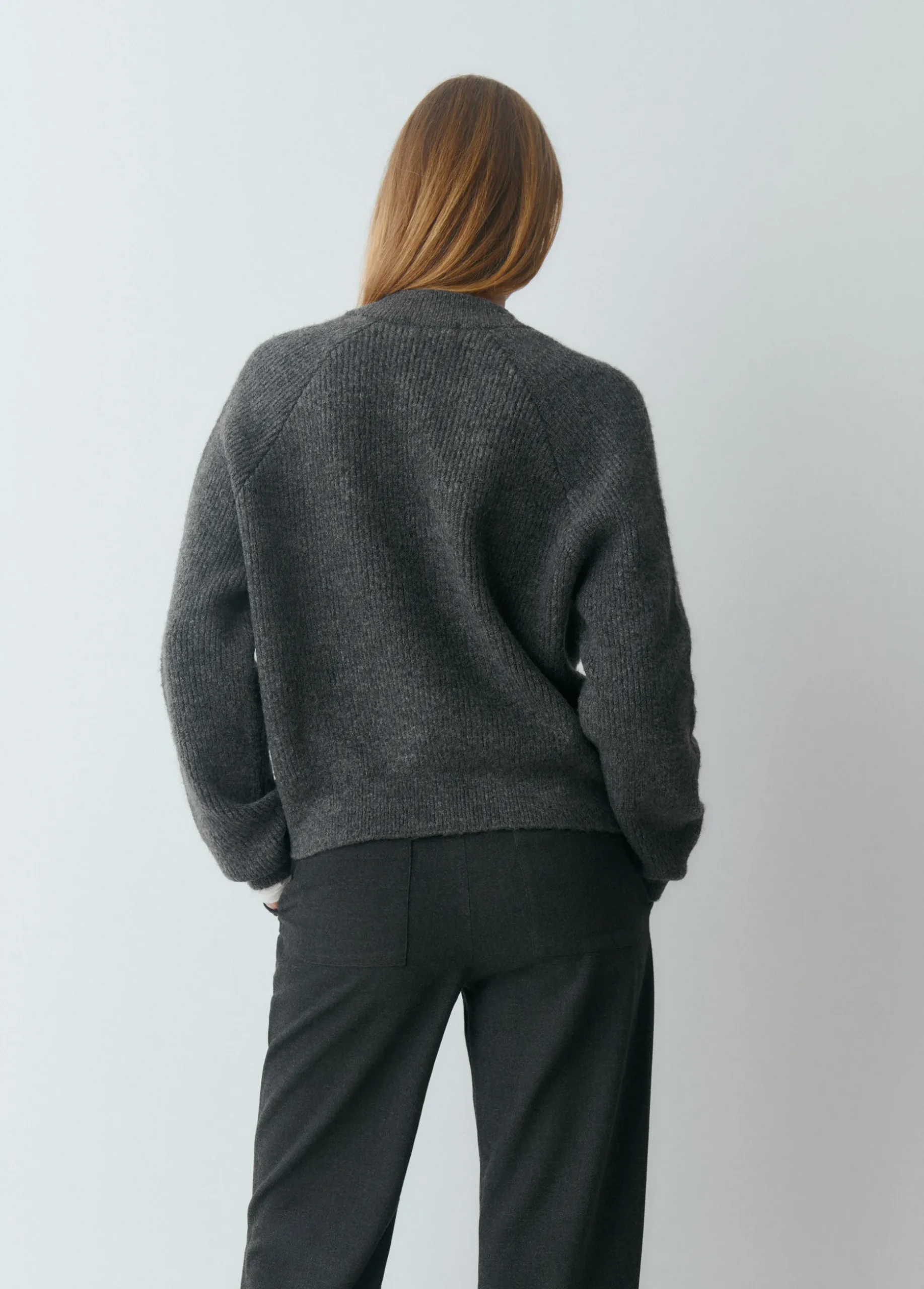 Chaqueta punto bomber