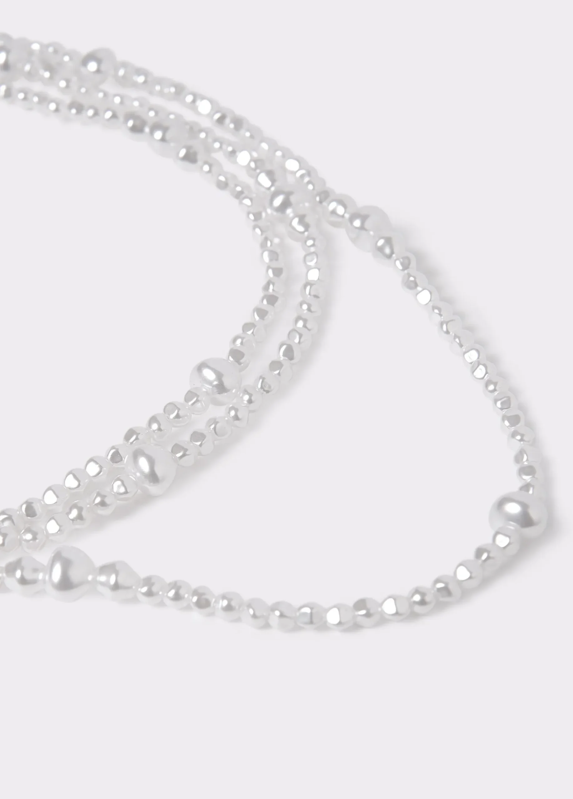 Collar múltiple perlas
