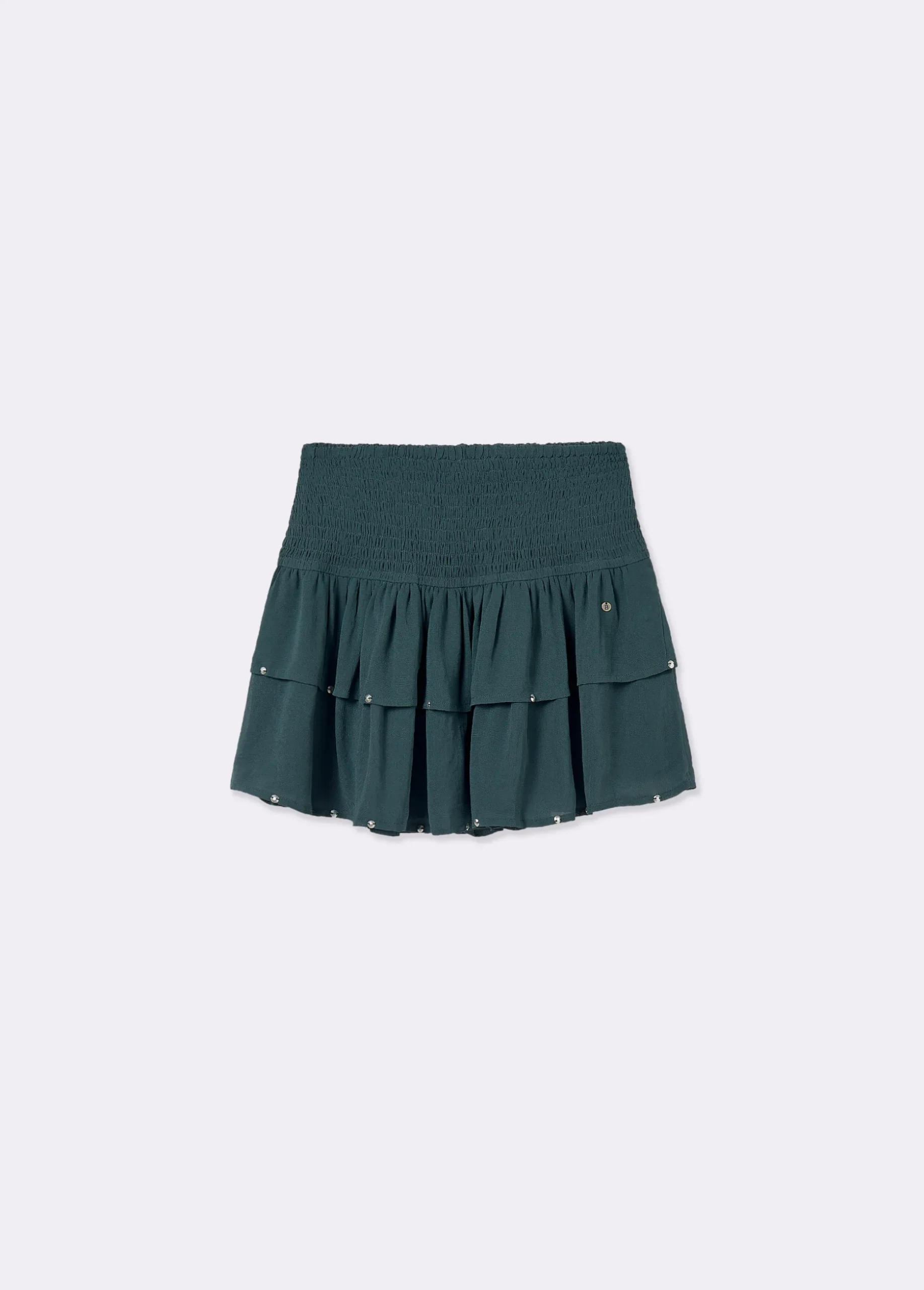 Falda volantes detalle tachas