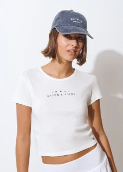 Gorra algodón bordada