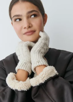 Guantes trenza