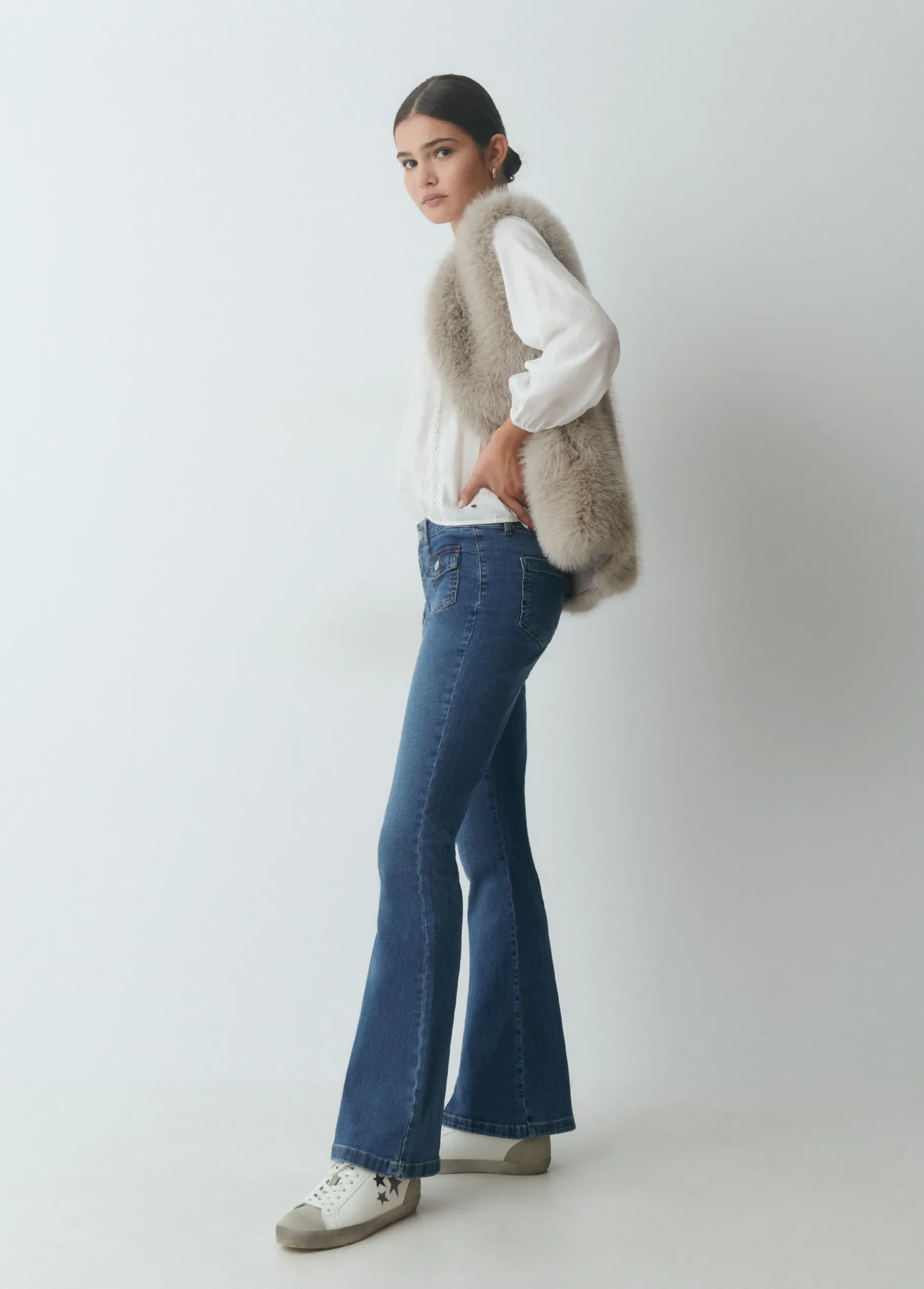 Jeans bolsillos frontales