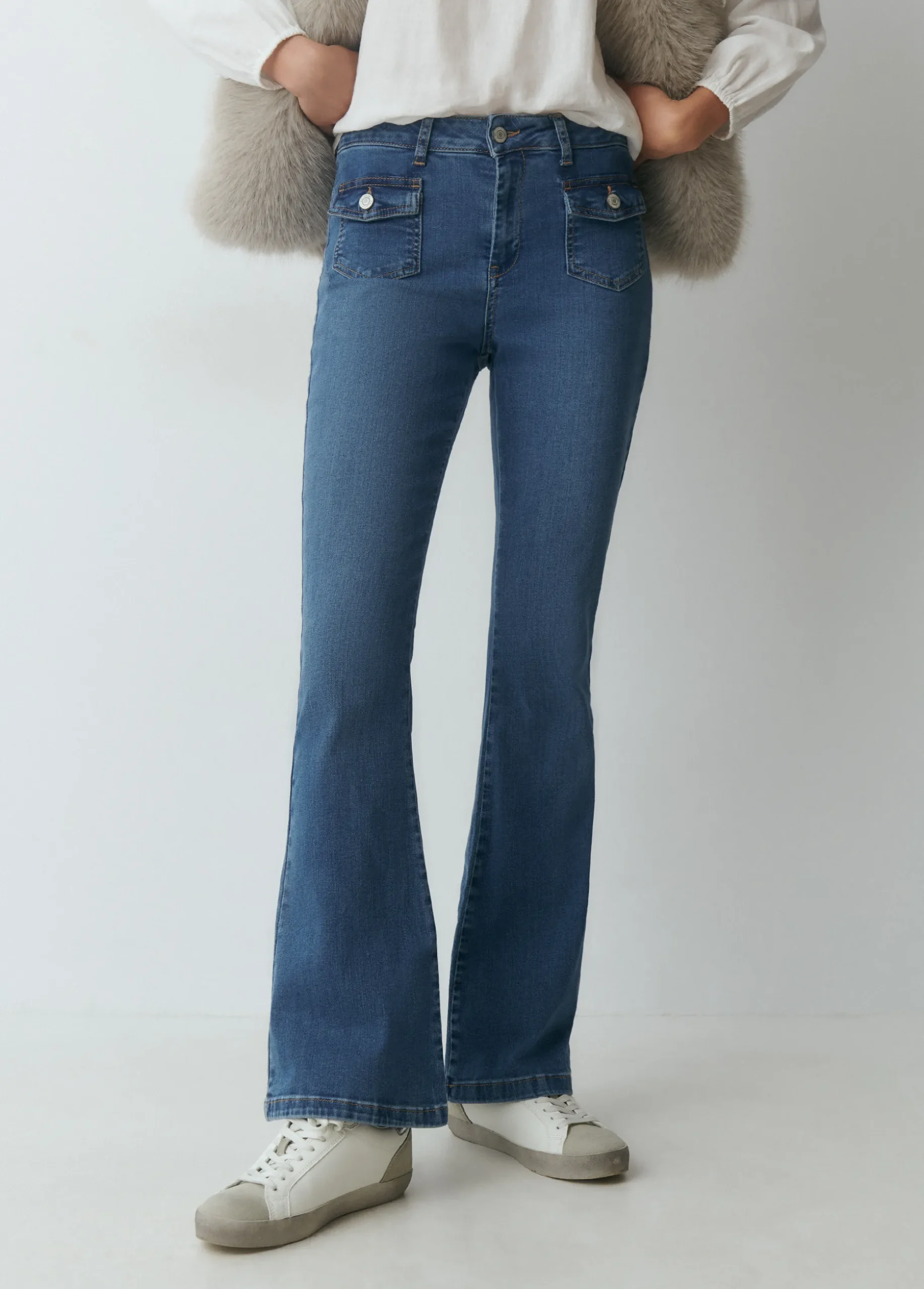 Jeans bolsillos frontales