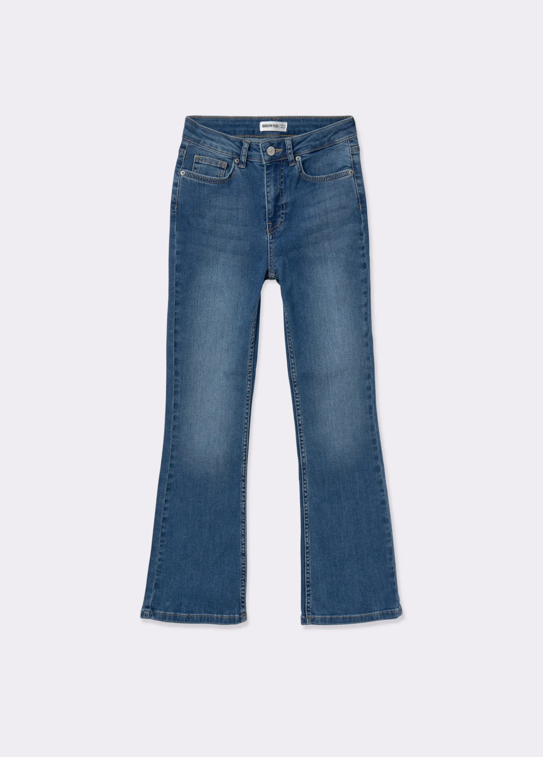 Jeans flare cropped