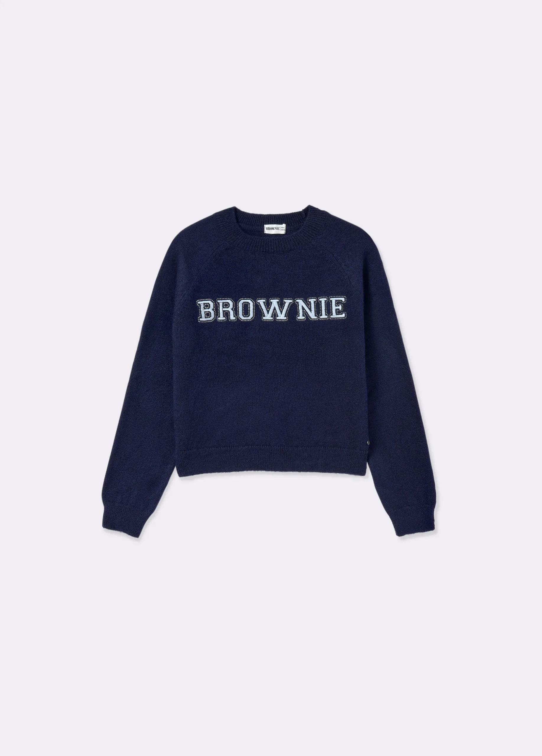 Jersey brownie bordado