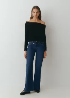 Jersey cuello bardot