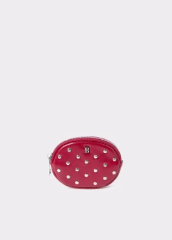 Monedero redondo tachas