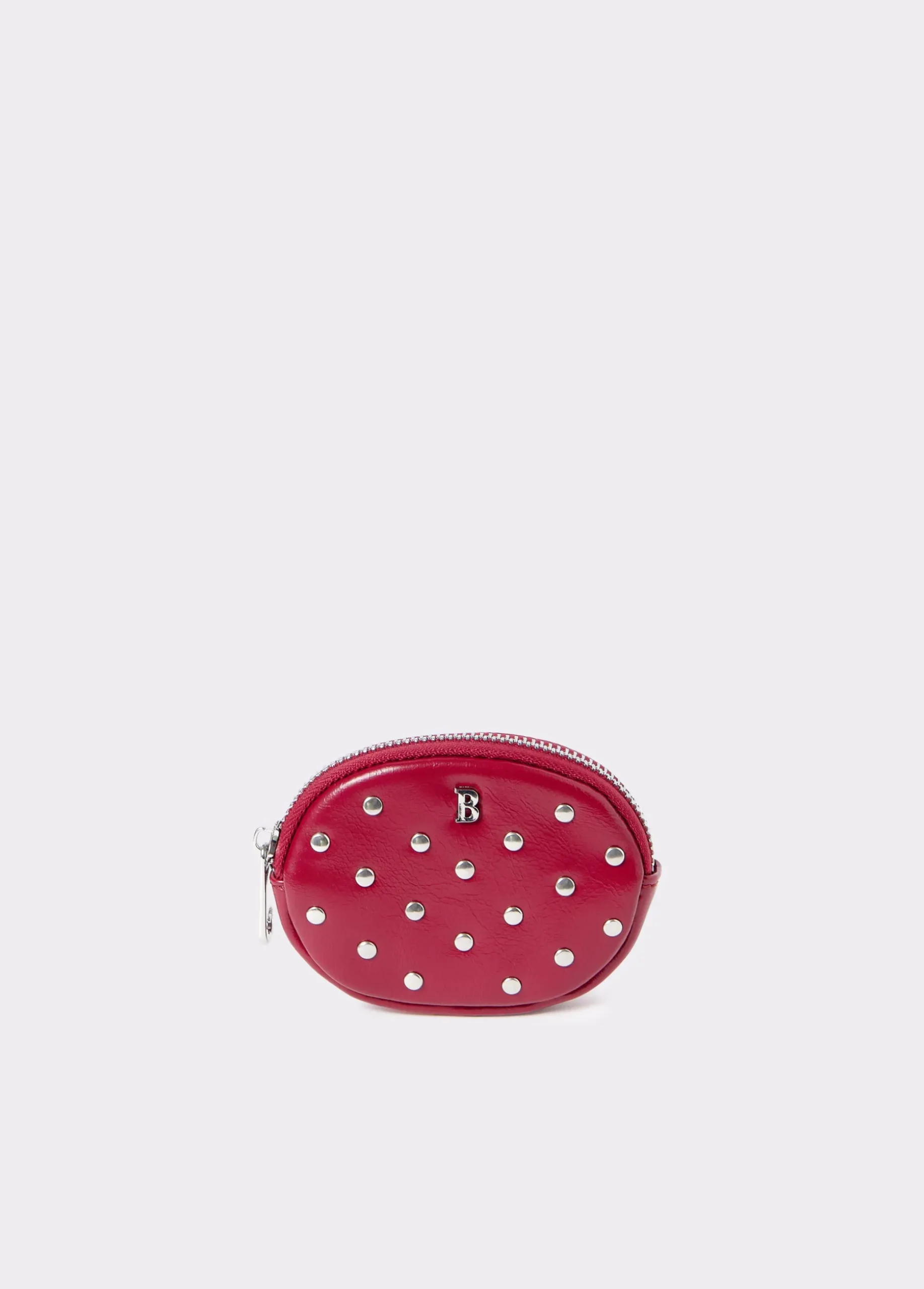 Monedero redondo tachas
