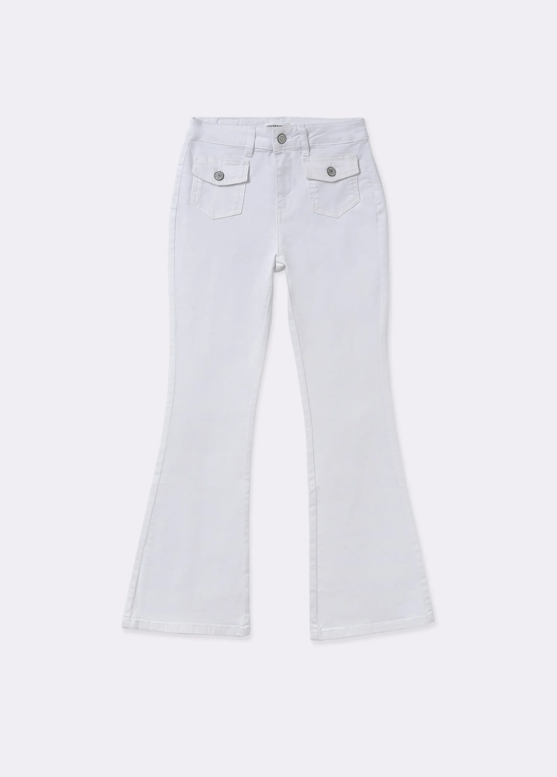 Pantalón campana bolsillos frontales
