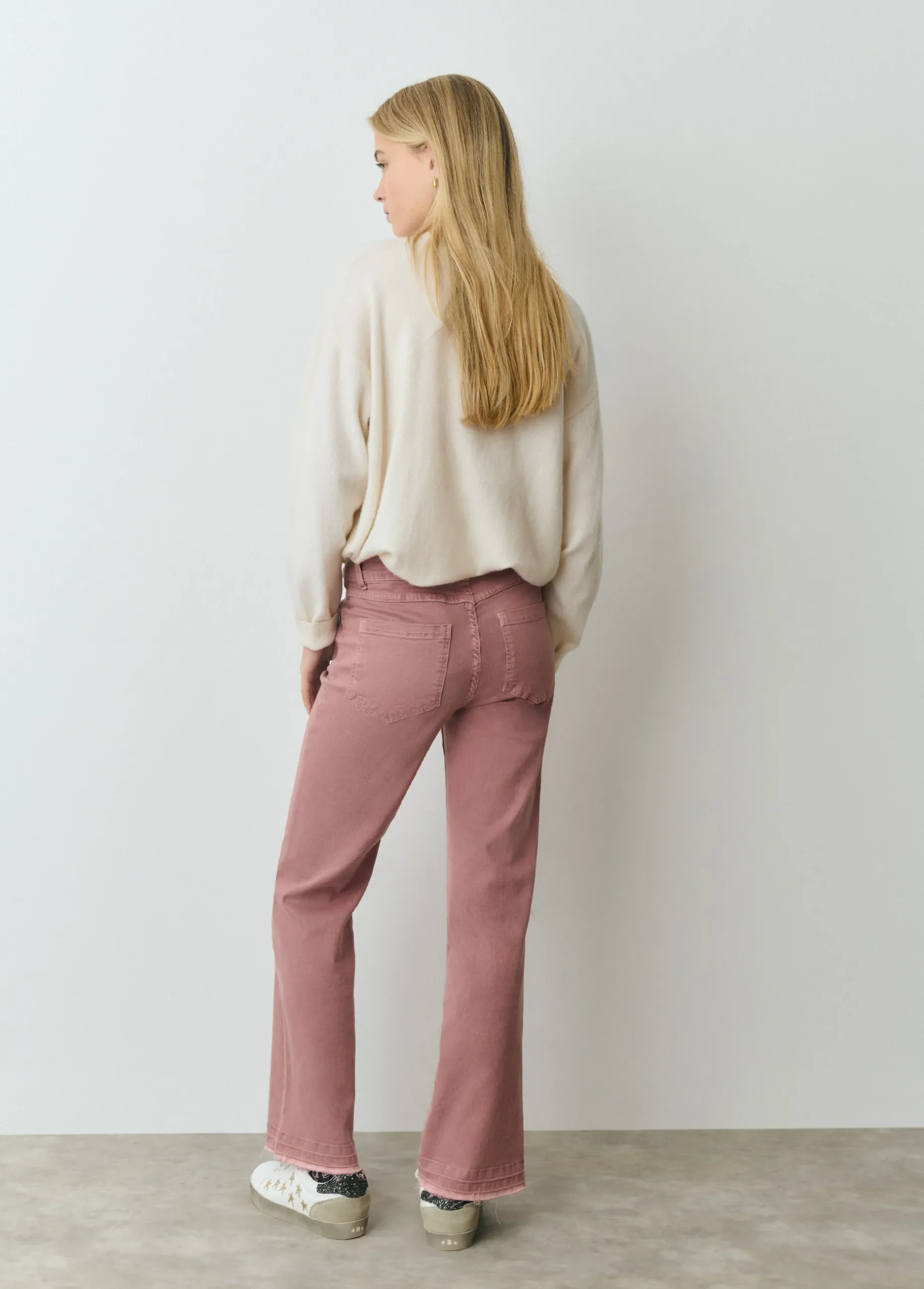 Pantalón culotte botones frontales