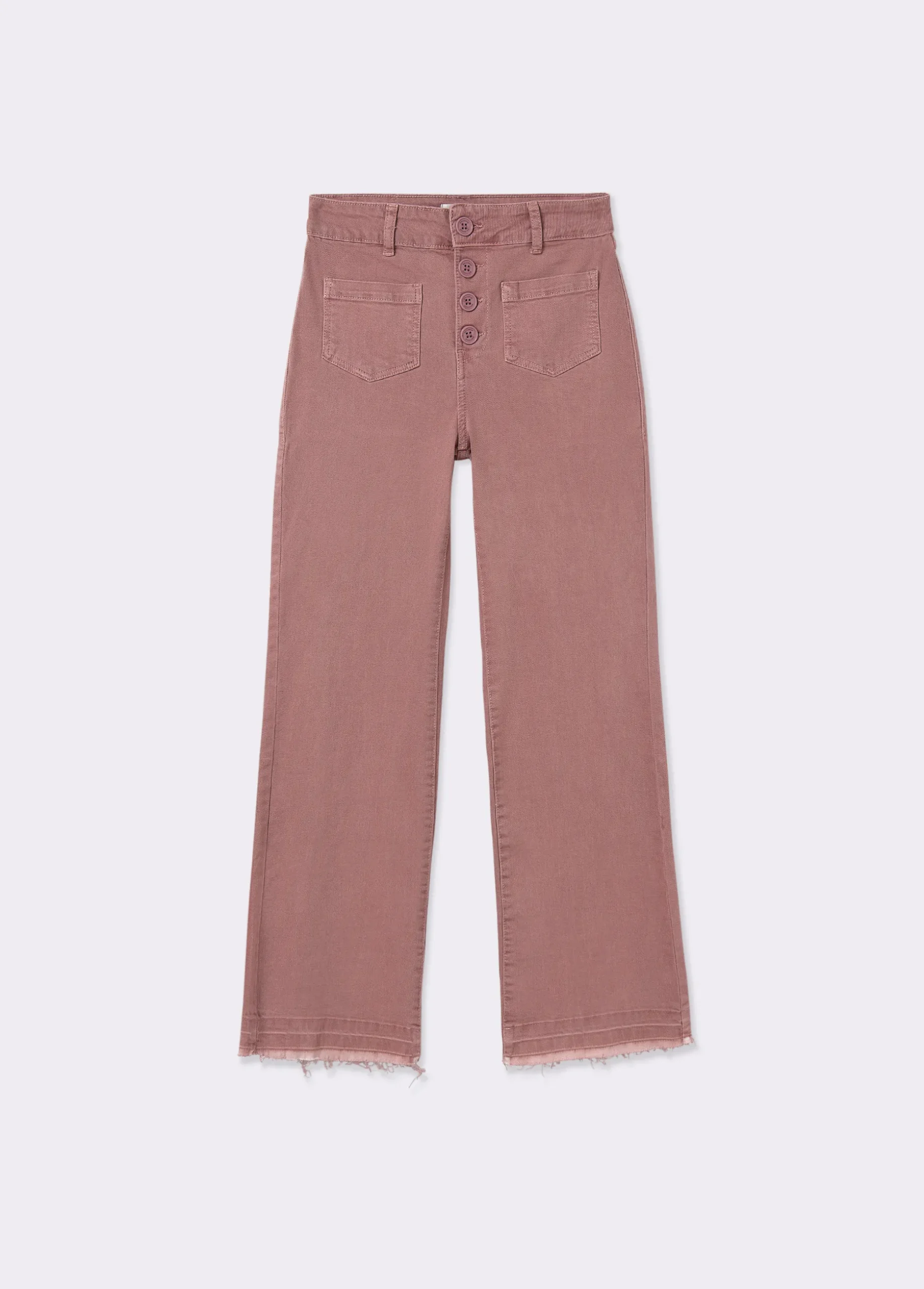 Pantalón culotte botones frontales