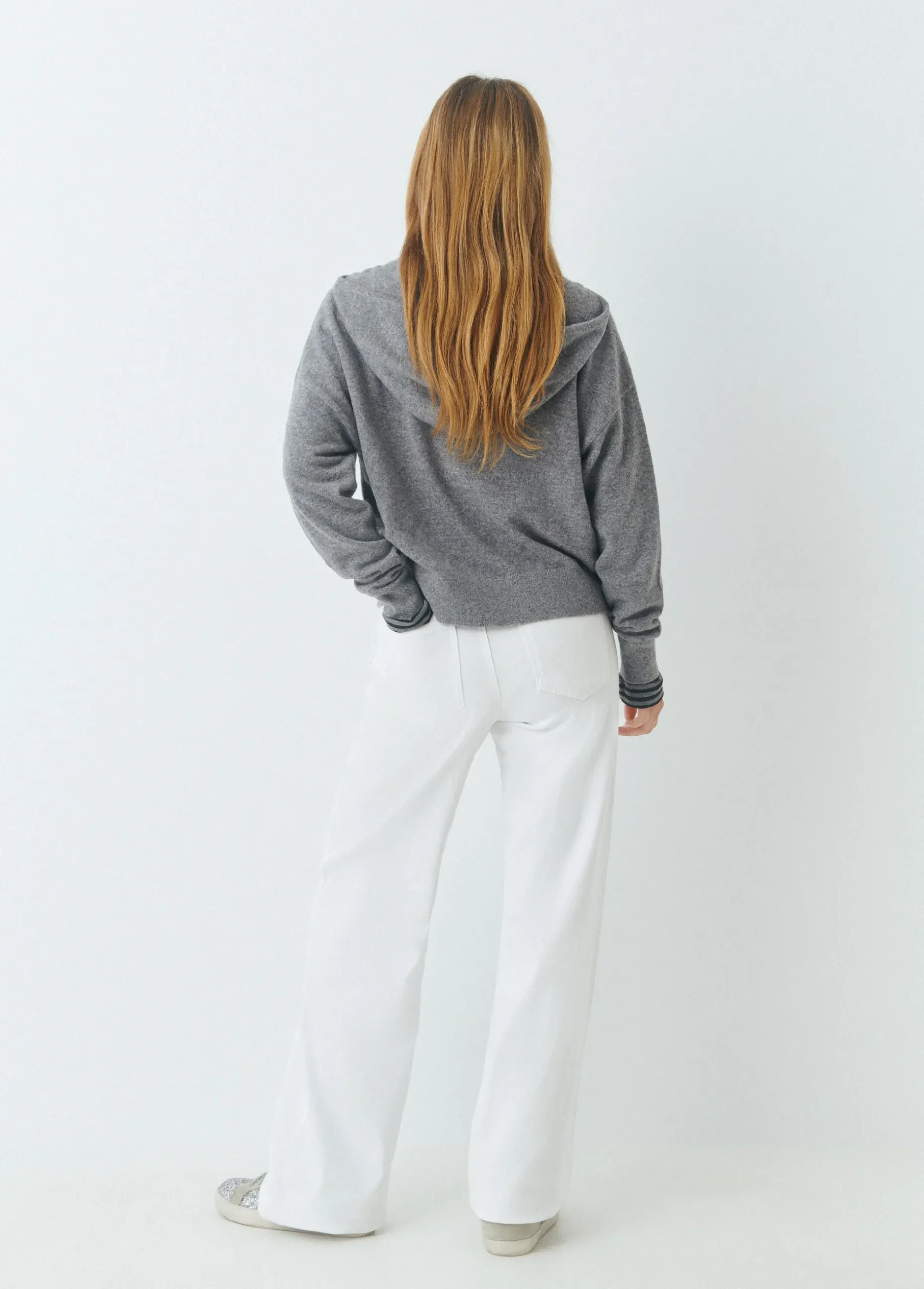 Pantalón culotte con bolsillos frontales