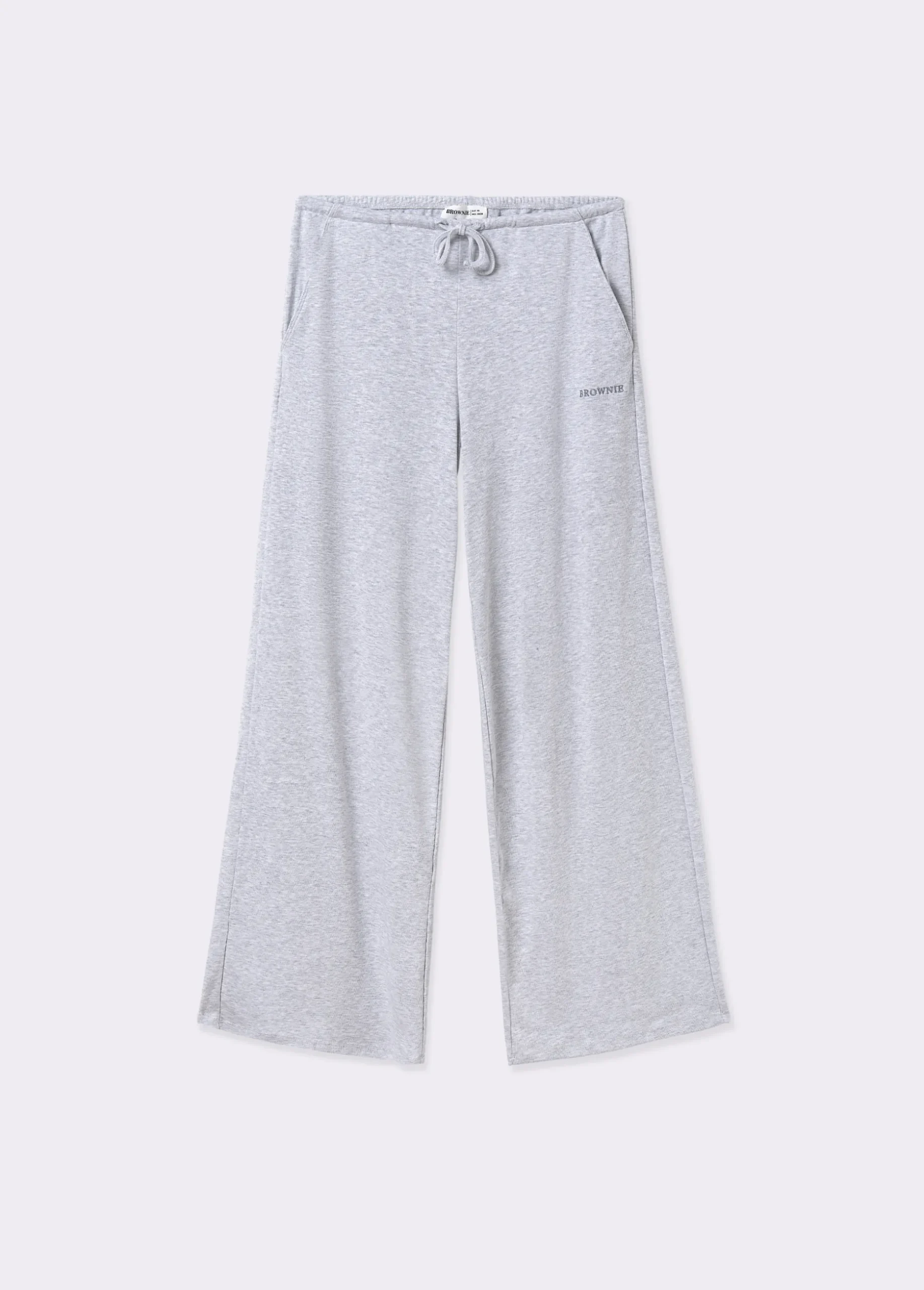 Pantalón felpa bordado