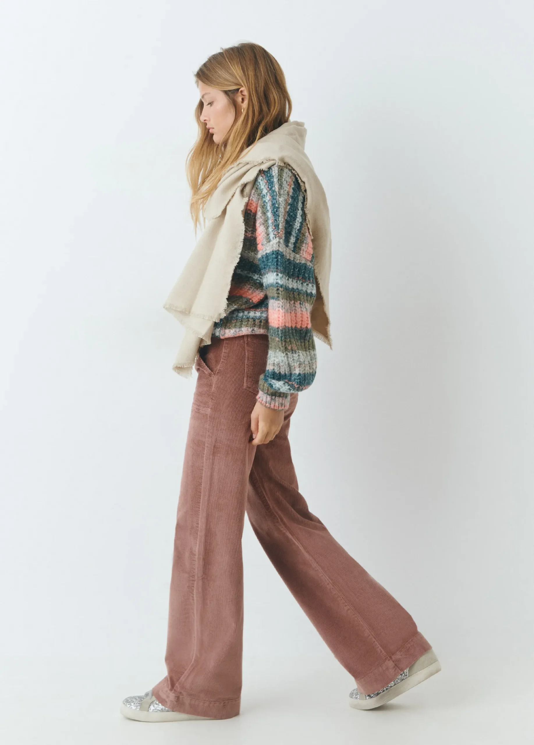 Pantalón pana culotte