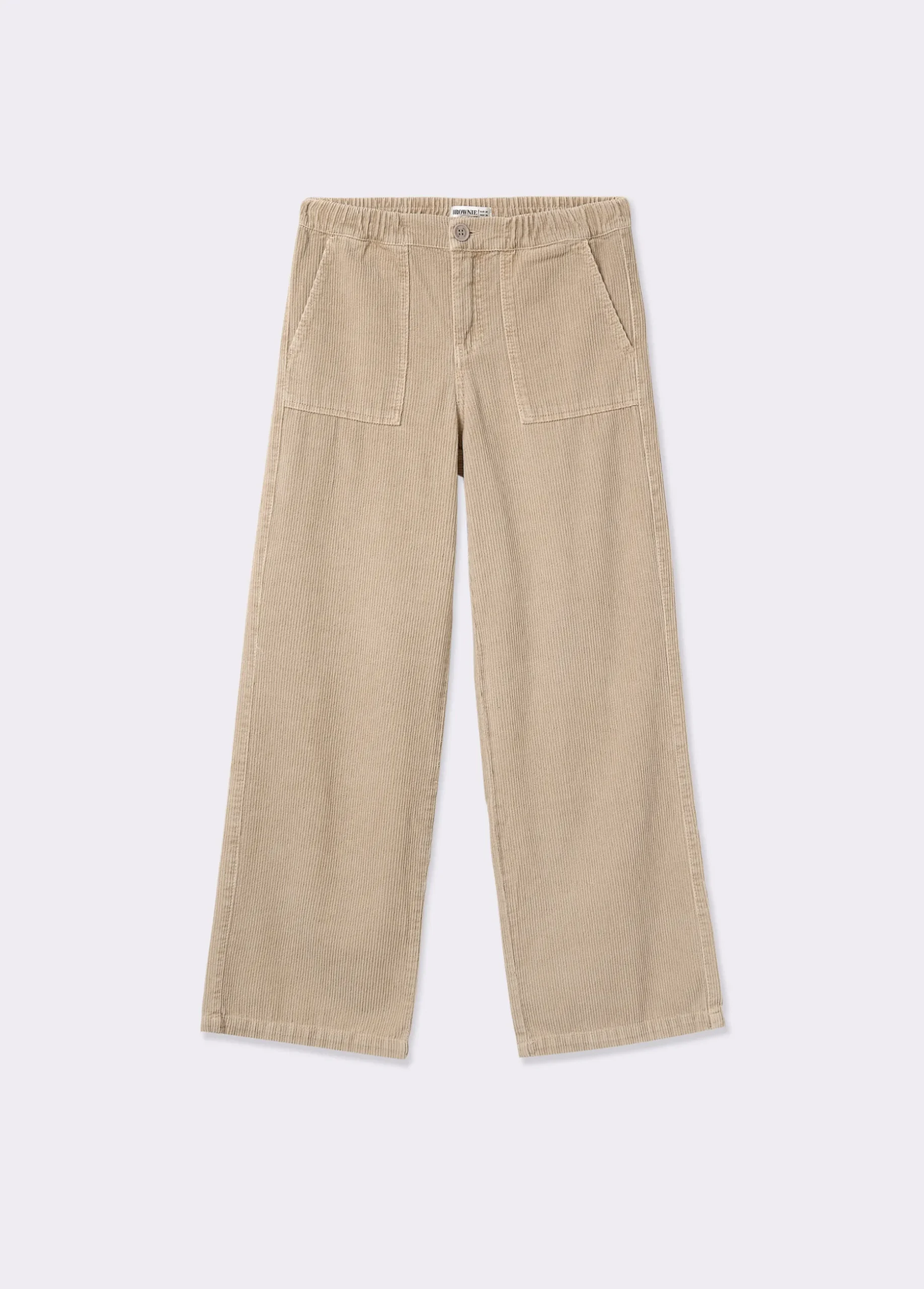 Pantalón pana recto