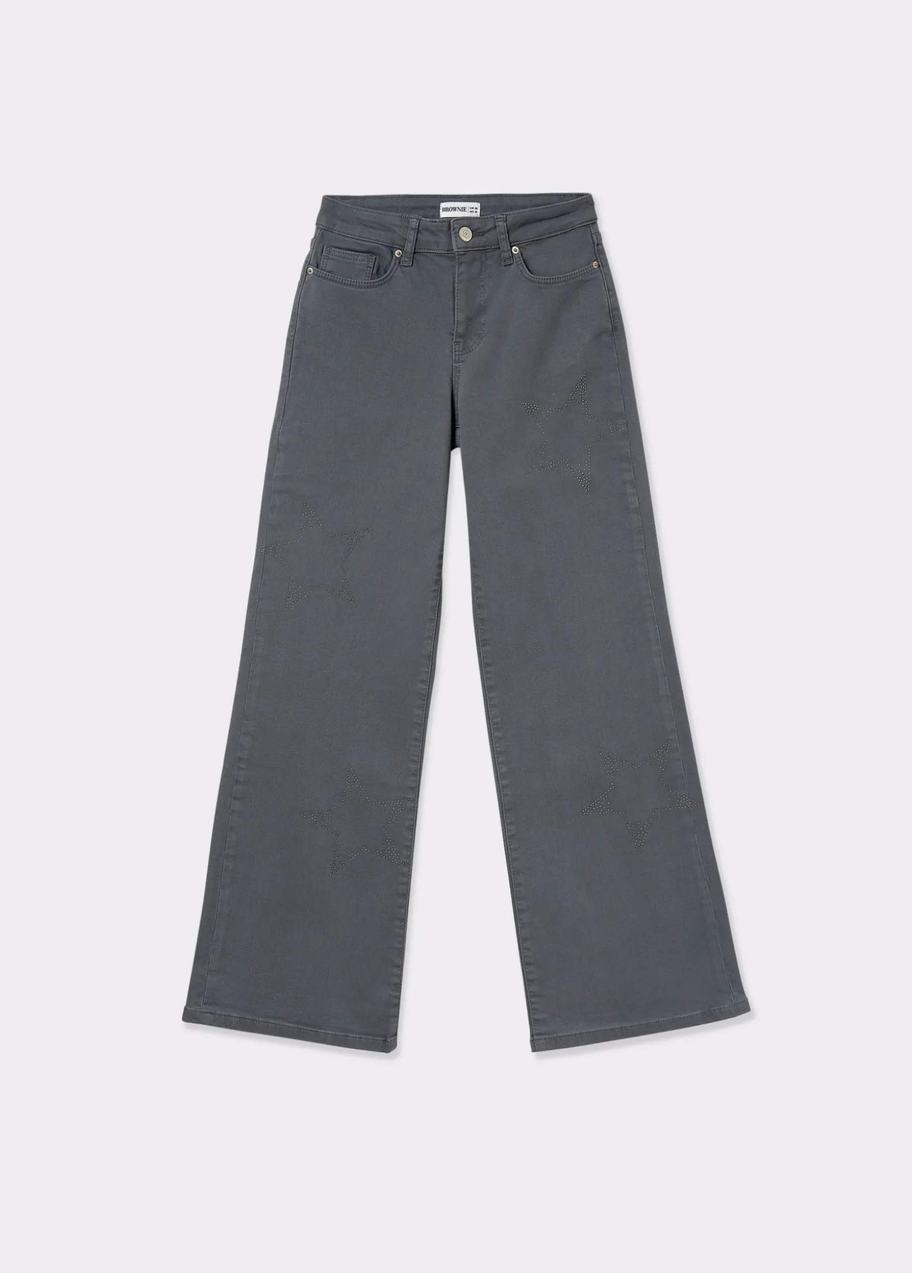 Pantalón recto estrellas