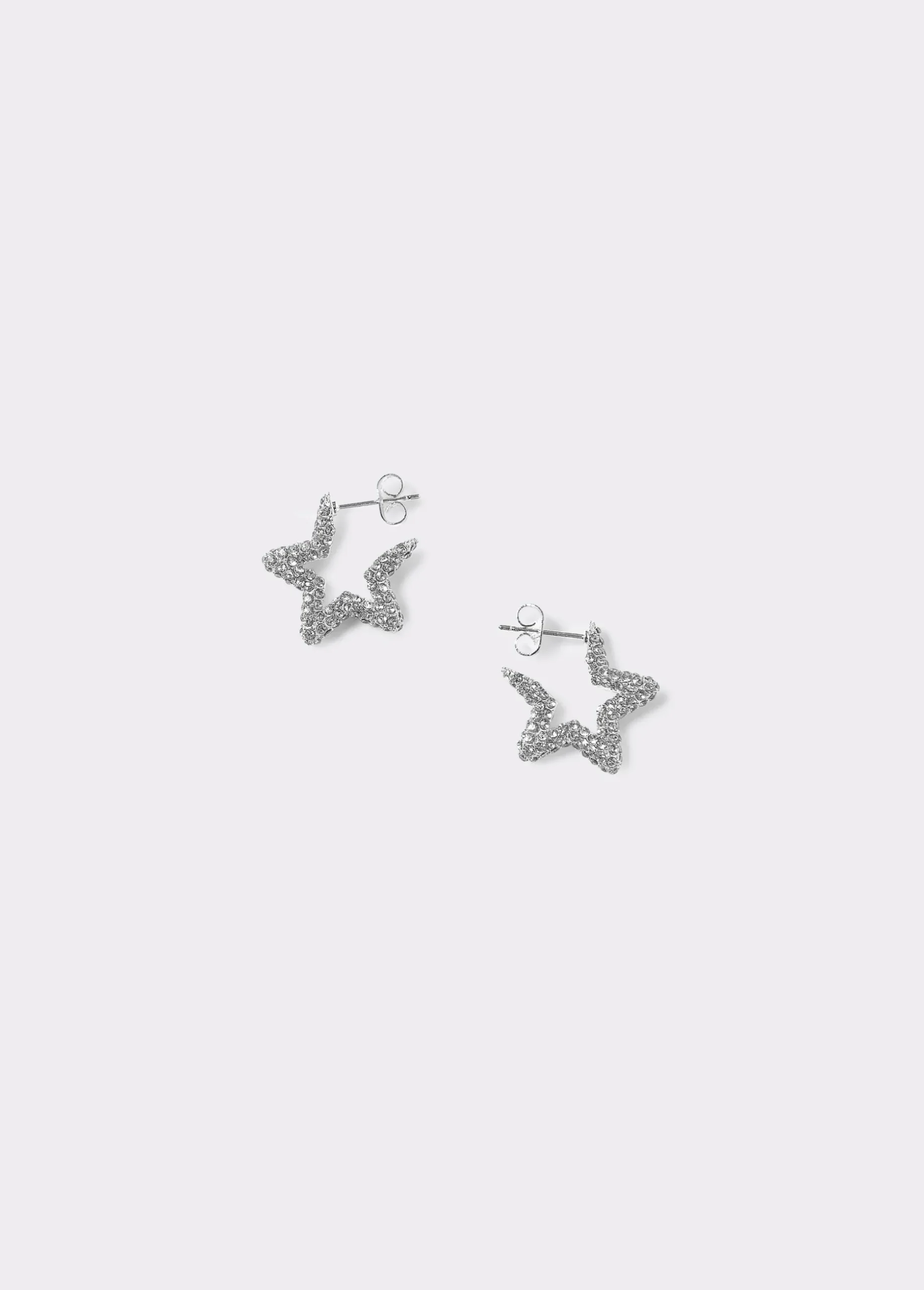 Pendiente estrella circonita