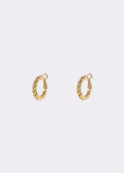 Pendientes aro entrelazado