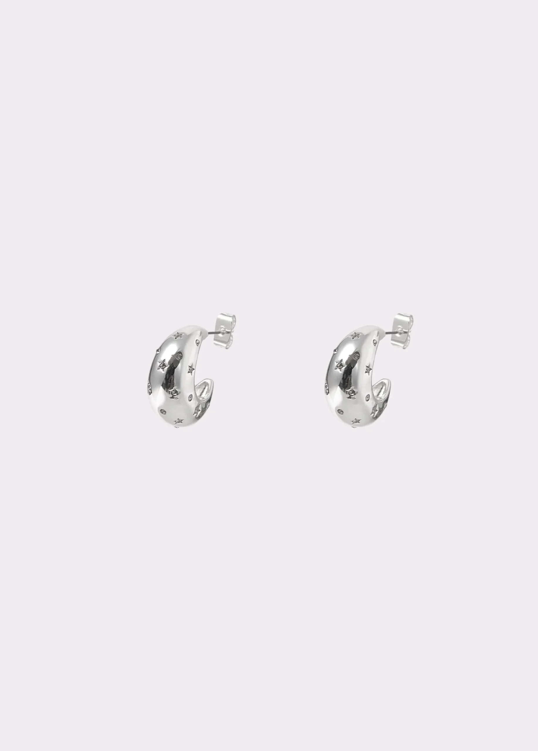 Pendientes aro incrustaciones