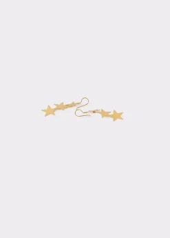 Pendientes largos estrellas