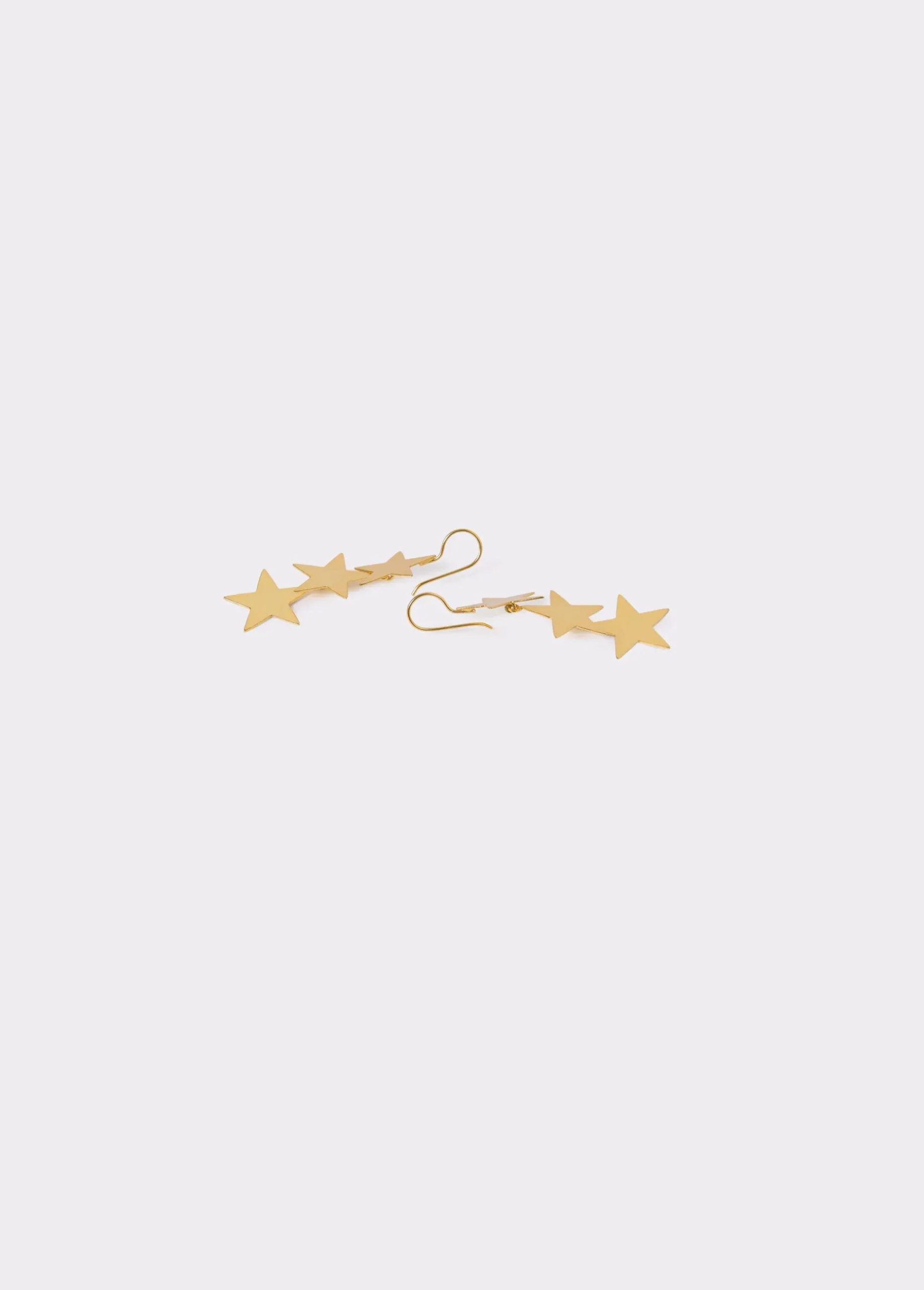 Pendientes largos estrellas